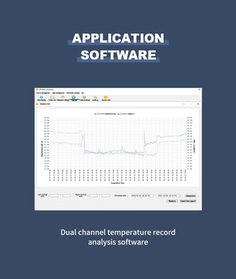 T-type thermocouple data logger voor voedsel- en medicijnopslag koelkast omgevingstemperatuur monitoring