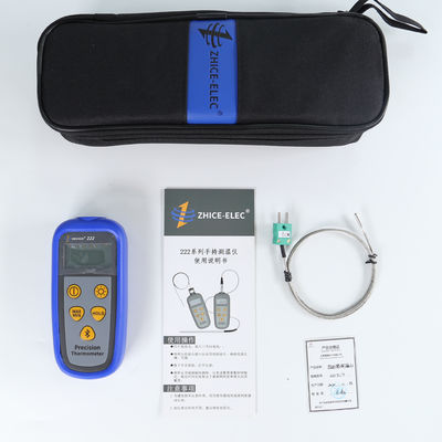 Digitale thermocouple-thermometer van het type K met een enkelkanaal, op batterijen aangedreven