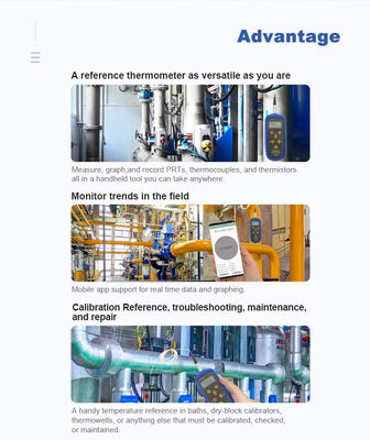 Temperatuurkalibrator voor laboratorium met hoge precisie, industriële referentie