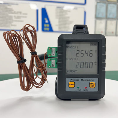 Beheersing Hoogprecisie K-Type -270-1372 Graden Elektronisch Digitaal Dual Channel Temperatuurtest