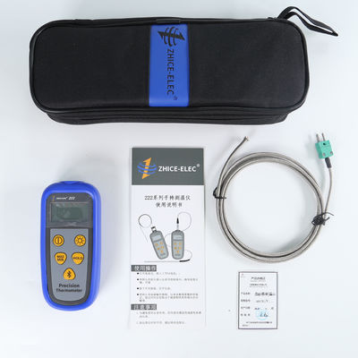 142*61*28mm Handheld Single Channel Thermocouple Thermometer voor kalibratie laboratorium