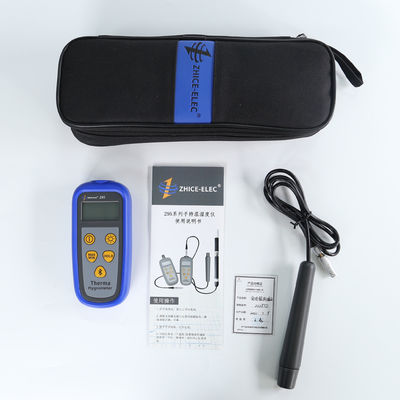 LCD-scherm Digitaal droog-natte gloeilamp (Handheld) Temperatuur- en vochtigheidsmeter met sensor