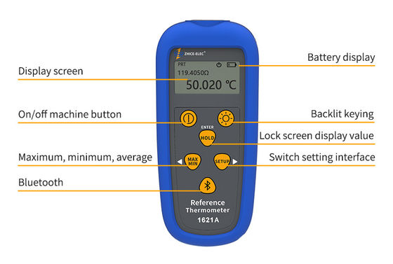 LCD-digitaal scherm multifunctioneel PT100 referentietemperatuurkalibrator van Zhice-elec