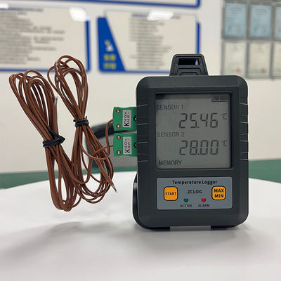 Hoogprecisie-LCD-scherm Real-time temperatuur- en luchtvochtigheidsdata-logger voor industriële