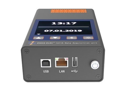 Handheld draagbare 16-kanaal dataverzamelingseenheid voor temperatuurscanning ter plaatse