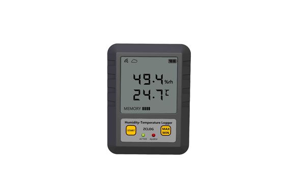 Lcd-display data logger voor de farmaceutische industrie met temperatuur- en vochtigheidssensor