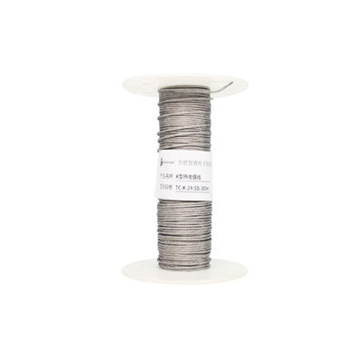 Industriële thermocouple-sonde met een enkele kern van het type K met een vlek en een stekker van roestvrij staal