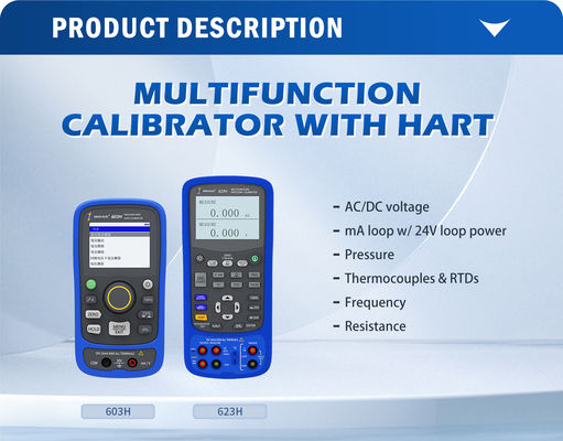 4-20mA 0-10V signaalgenerator Multifunctionele proceskalibrator met op maat gemaakte ondersteuning OEM