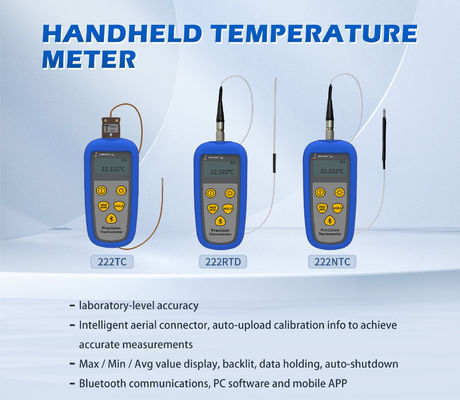 Single Channel NTC thermometer met sensor -40-150C Hoog nauwkeurige 0,001C resolutie