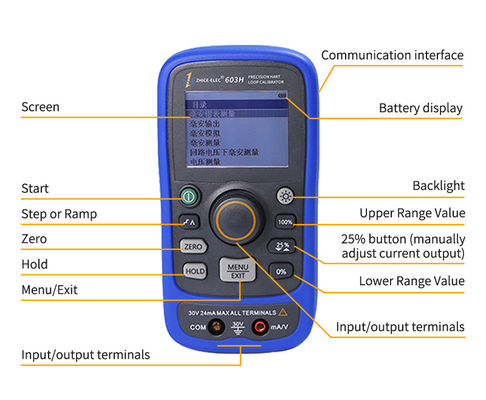 Hot Style Automatic Temperature Test Calibration 4-20mA Source Loop Calibrator OEM ondersteuning