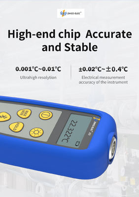 Digitale handheld enkelkanaal NTC-thermometer met sensorprecisie op 142*61*28mm