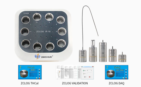 Hoge nauwkeurigheid draadloze temperatuur-druk data logger Zhice-elec ZC02TPS met adapter