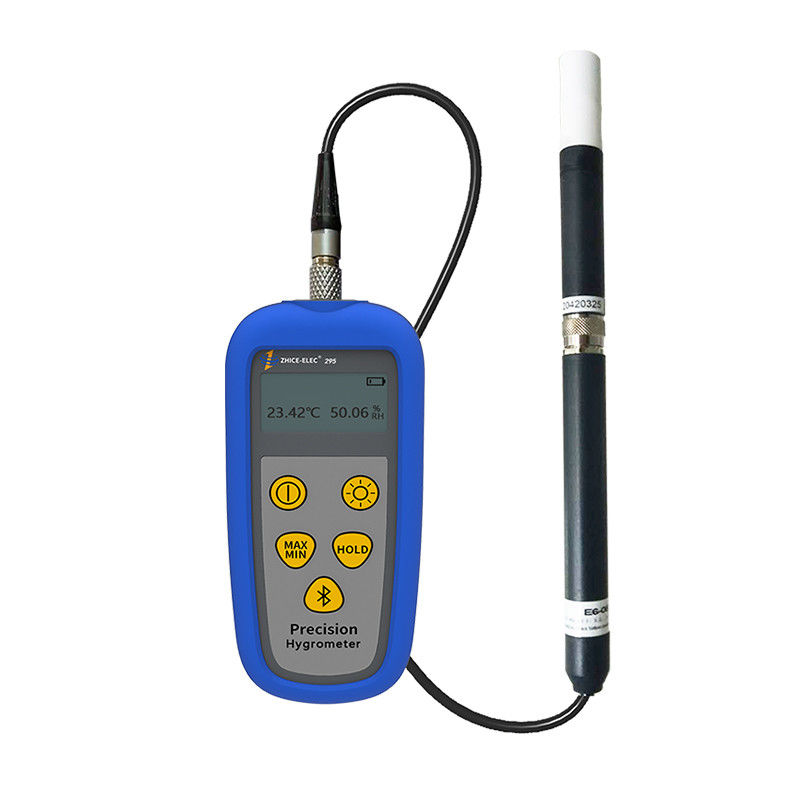 LCD-scherm Digitaal droog-natte gloeilamp (Handheld) Temperatuur- en vochtigheidsmeter met sensor