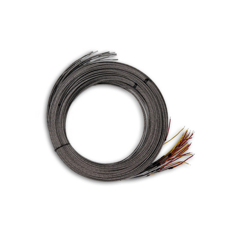 Industriële thermocouple-sonde met een enkele kern van het type K met een vlek en een stekker van roestvrij staal