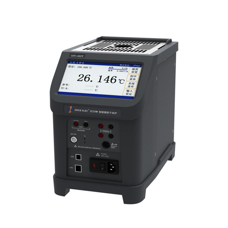 Temperatuurbereik -40-150 °C Hoge stabiliteit 0,005 °C Dry Well Block Calibrator
